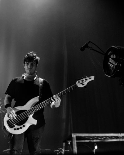 Daniel Oliver of Nothing More Playing Bass Guitar in Boston, MA at the House of Blues